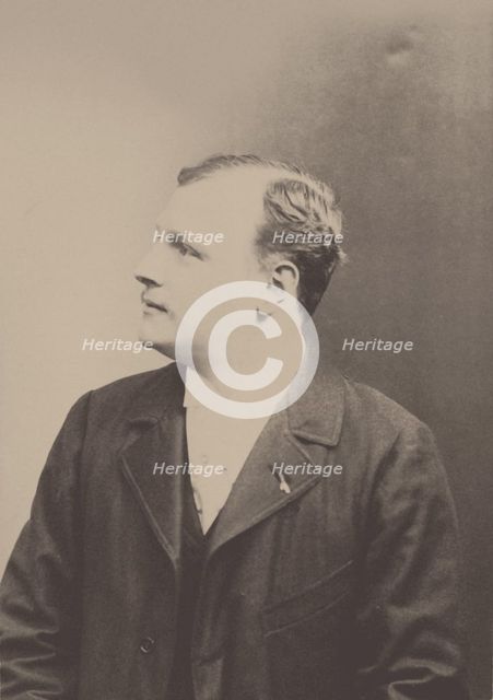 Portrait of the composer Justino Clerice (1863-1908).