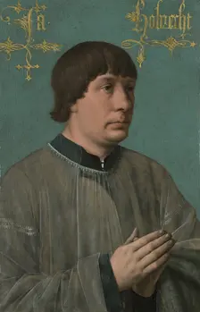 Portrait of the composer Jacob Obrecht (1453-1505), 1496. Creator: Massys, Quentin