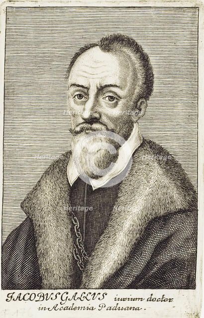 Portrait of the composer Jacobus Gallus (1550-1591), First Half of 17th cen.. Creator: Anonymous.