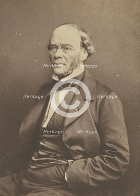 Portrait of the composer Jacques Fromental Halévy (1799-1862), 1855-1859. Creator: Nadar, Gaspard-Félix (1820-1910).