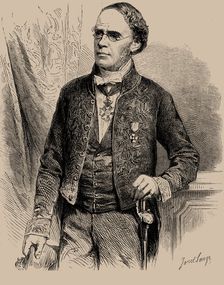 Portrait of the composer Jacques Fromental Halévy (1799-1862), 1862