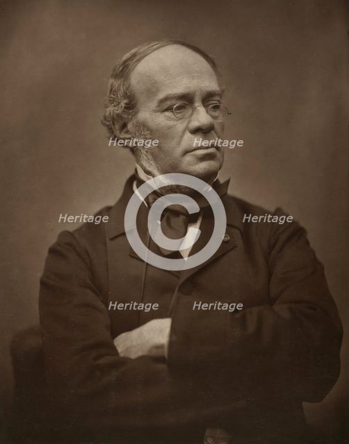 Portrait of the composer Jacques Fromental Halévy (1799-1862), ca 1860. Creator: Carjat, Étienne (1828-1906).