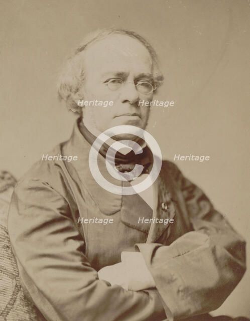 Portrait of the composer Jacques Fromental Halévy (1799-1862). Creator: Anonymous.