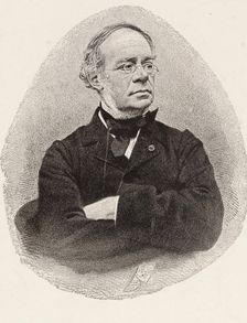 Portrait of the composer Jacques Fromental Halévy (1799-1862). Creator: Fuhr, Charles-Jérémie (1832-?)