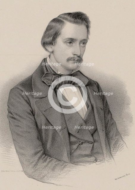 Portrait of the composer Jakob Blumenthal (1829-1908).