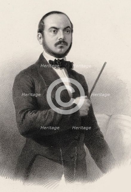 Portrait of the composer Jean-Baptiste Arban (1825-1889).