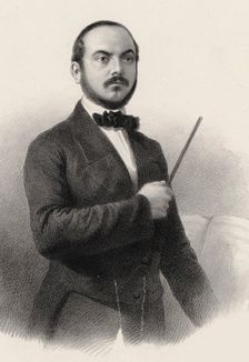 Portrait of the composer Jean-Baptiste Arban (1825-1889)