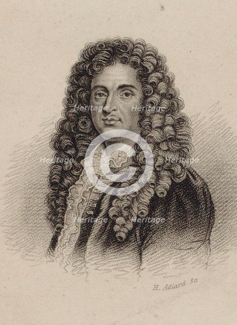 Portrait of the composer Jean-Baptiste Lully (1632-1687). Creator: Adlard, Henry (active 1824-1869).