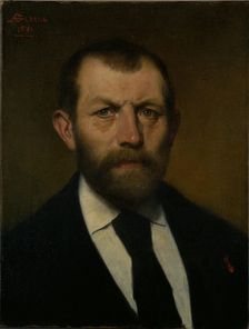 Portrait of the composer Jean-Baptiste Weckerlin (1821-1910)