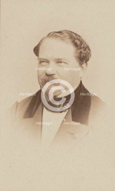 Portrait of the Composer Jean-Georges Kastner (1810-1867). Creator: Anonymous.