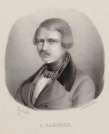 Portrait of the Composer Jean-Georges Kastner (1810-1867). Creator: Flaxland, Joseph-Frédéric (1814-1884)