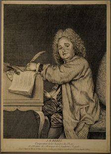 Portrait of the composer Jean-Féry Rebel (1666-1747)