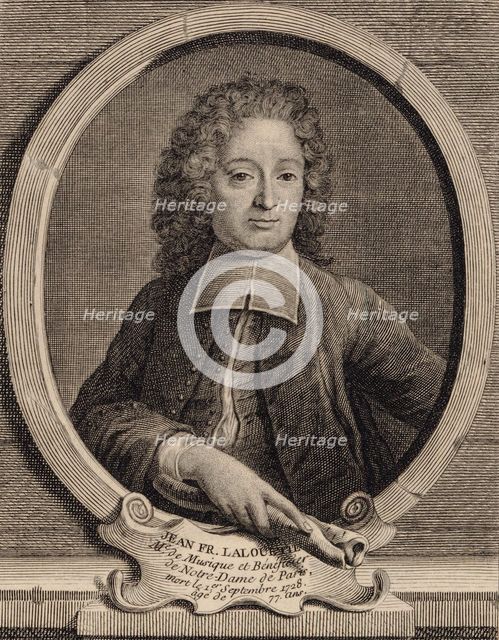 Portrait of the Composer Jean-François Lallouette (1651-1728). Creator: Anonymous.