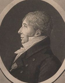 Portrait of the composer Jean-François Le Sueur (1760-1837), 1818. Creator: Quenedey, Edmé (1756-1830)