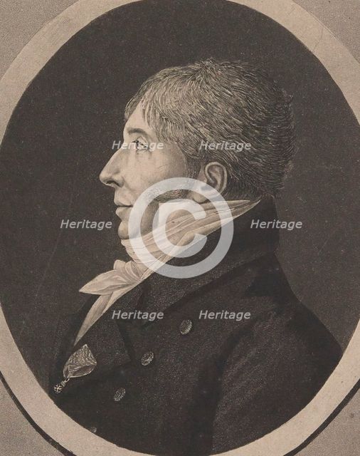 Portrait of the composer Jean-François Le Sueur (1760-1837), 1818. Creator: Quenedey, Edmé (1756-1830).