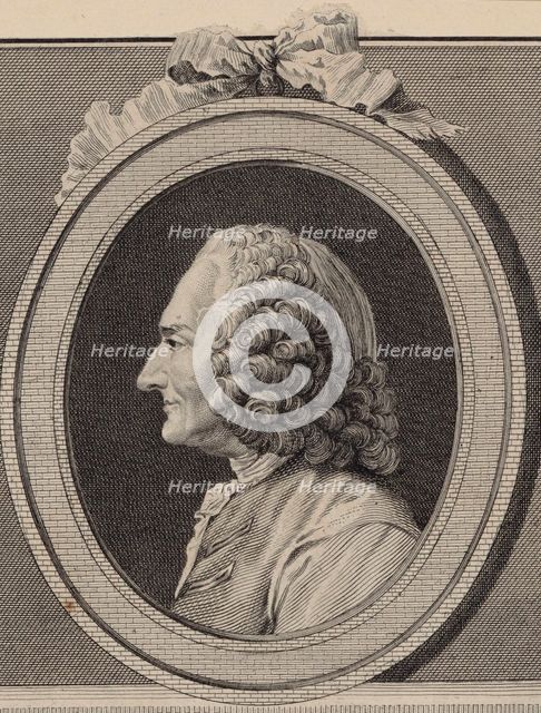 Portrait of the composer Jean-Philippe Rameau (1683-1764). Creator: Anonymous.