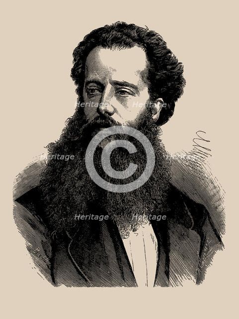 Portrait of the composer Joaquín Espín y Guillén (1812-1881), 1879. Creator: Anonymous.