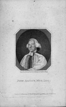 Portrait of the composer John Alcock (1715-1806)