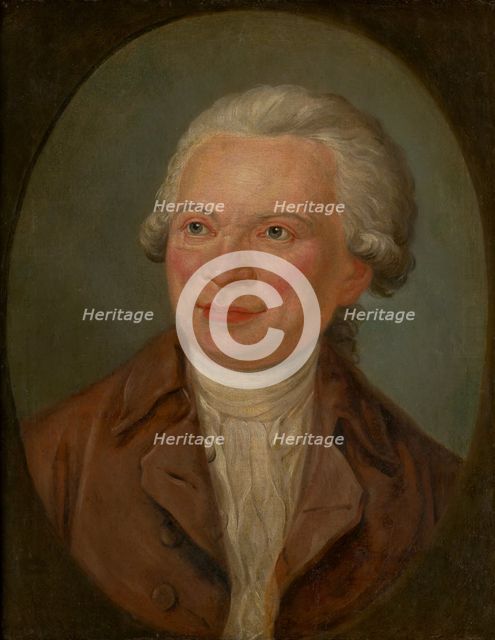 Portrait of the Composer Johann Abraham Peter Schulz (1747-1800) , 1790. Creator: Frisch, Johann Christoph (1738-1815).