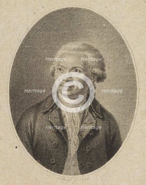 Portrait of the Composer Johann Abraham Peter Schulz (1747-1800) , 1794. Creator: Jügel, Johann Friedrich (1772-1833).