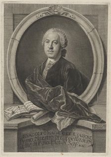 Portrait of the composer Johann Adolf Hasse (1699-1783), 1755