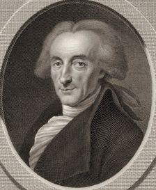 Portrait of the composer Johann André (1741-1799)