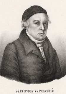 Portrait of the composer Johann Anton André (1775-1842), 1840