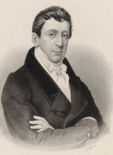 Portrait of the composer Johann Baptist Cramer (1771-1858), 1820
