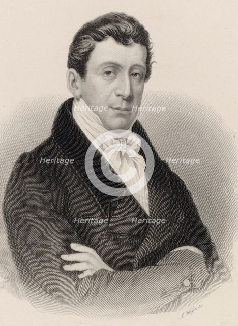 Portrait of the composer Johann Baptist Cramer (1771-1858), 1820.