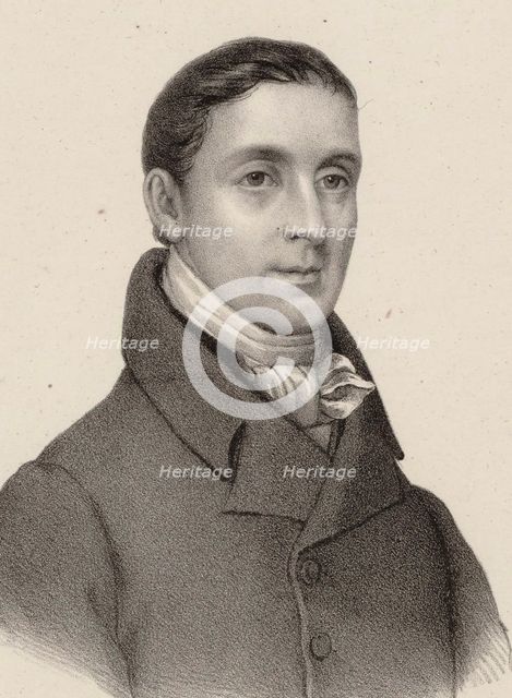 Portrait of the composer Johann Baptist Cramer (1771-1858), 1835.