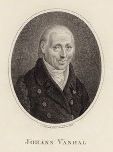 Portrait of the Composer Johann Baptist Wanhal (1739-1813) , 1815. Creator: Adamek, Johann (1774-1840)