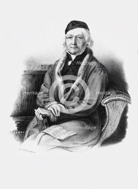 Portrait of the Composer Johann Christian Heinrich Rinck (1770-1846). Creator: Anonymous.