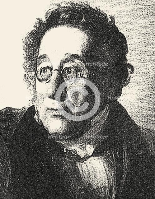 Portrait of the composer Johann Friedrich La Trobe (1769-1845), First half of the 19th cent. Creator: Anonymous.