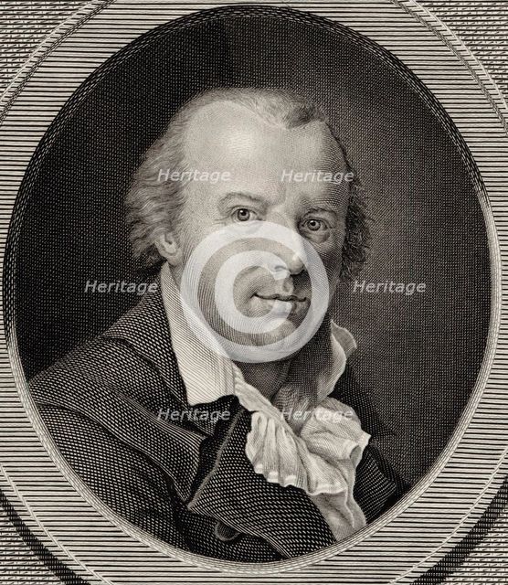 Portrait of the composer Johann Friedrich Reichardt (1752-1814) , 1796. Creator: Henry, Susanne (1763-1819).