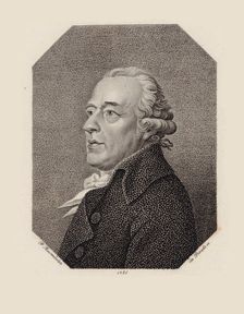 Portrait of the composer Johann Gottlieb Naumann (1741-1801) , 1821. Creator: Rosmäsler, Johann Friedrich (c. 1775-1858)