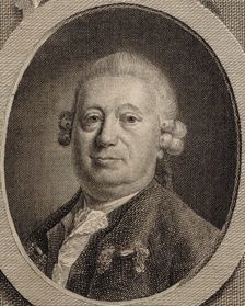 Portrait of the Composer Johann Heinrich Rolle (1716-1785) , 1780. Creator: Geyser, Friedrich Christian Gottlieb (1772-1846)