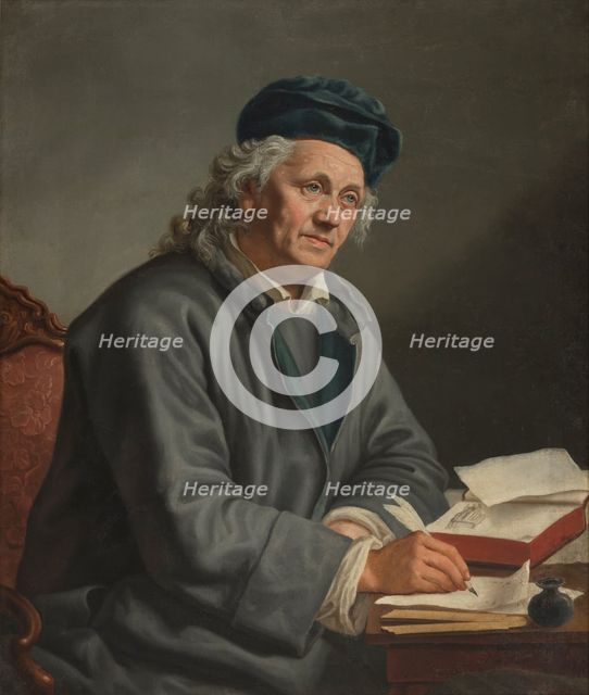 Portrait of the Composer Johann Philipp Kirnberger (1721-1783) , 1780. Creator: Anonymous.
