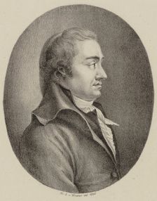 Portrait of the Composer Johann Rudolf Zumsteeg (1760-1802) , 1816. Creator: Winter, Heinrich Eduard von (1788-1825)