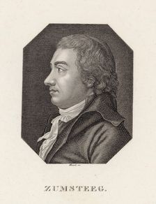 Portrait of the Composer Johann Rudolf Zumsteeg (1760-1802) , c. 1800. Creator: Anonymous