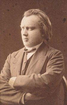 Portrait of the composer Johannes Brahms (1833-1897), 1872