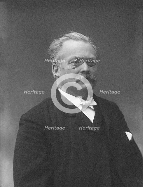 Portrait of the composer Johannes Haarklou (1847-1925). Creator: Szacinski de Ravics, Ludwik (1844-1894).