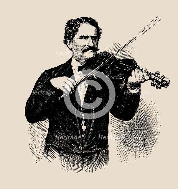 Portrait of the composer Joseph Gungl (1810-1889), 1874.
