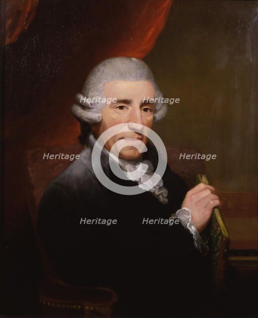 Portrait of the composer Joseph Haydn (1732-1809), 1791. Creator: Hardy, Thomas (1757-1804).