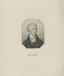 Portrait of the composer Joseph Haydn (1732-1809), 1818. Creator: Bollinger, Friedrich Wilhelm (1777-1825)