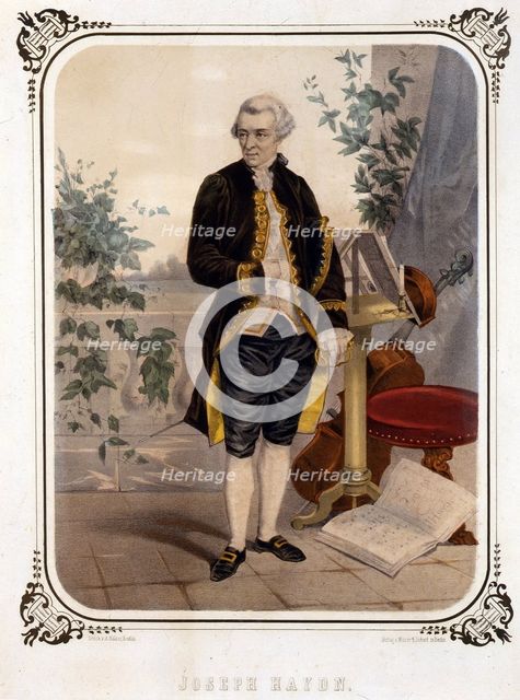 Portrait of the composer Joseph Haydn (1732-1809). Creator: Anonymous.