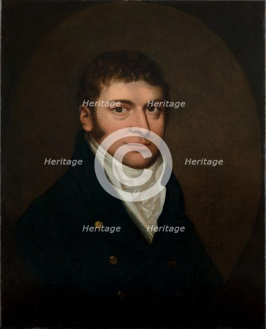 Portrait of the composer Jozef Elsner (1769-1854) , First half of the 19th cent.. Creator: Anonymous.