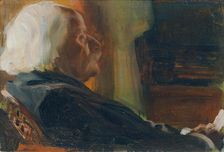 Portrait of the Composer Karl Goldmark (1830-1915), 1905. Creator: Friedrich, Otto (1862-1937)