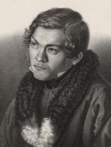 Portrait of the composer Karl Ludwig Drobisch (1803-1854), 1830. Creator: Hahn, Friedrich (1805-1870)