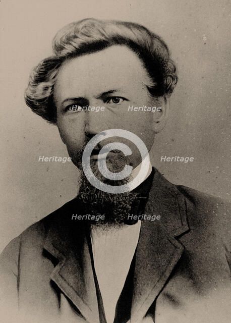 Portrait of the composer Karlis Baumanis (1835-1905). Creator: Anonymous.