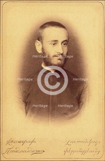 Portrait of the composer Komitas (1869-1935), 1890. Creator: Anonymous.